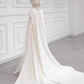 Girlhomeshops - Robe de mariée longue en satin blanc à fleurs et dentelle, épaules dénudées, longueur au sol, robe de bal gh5393