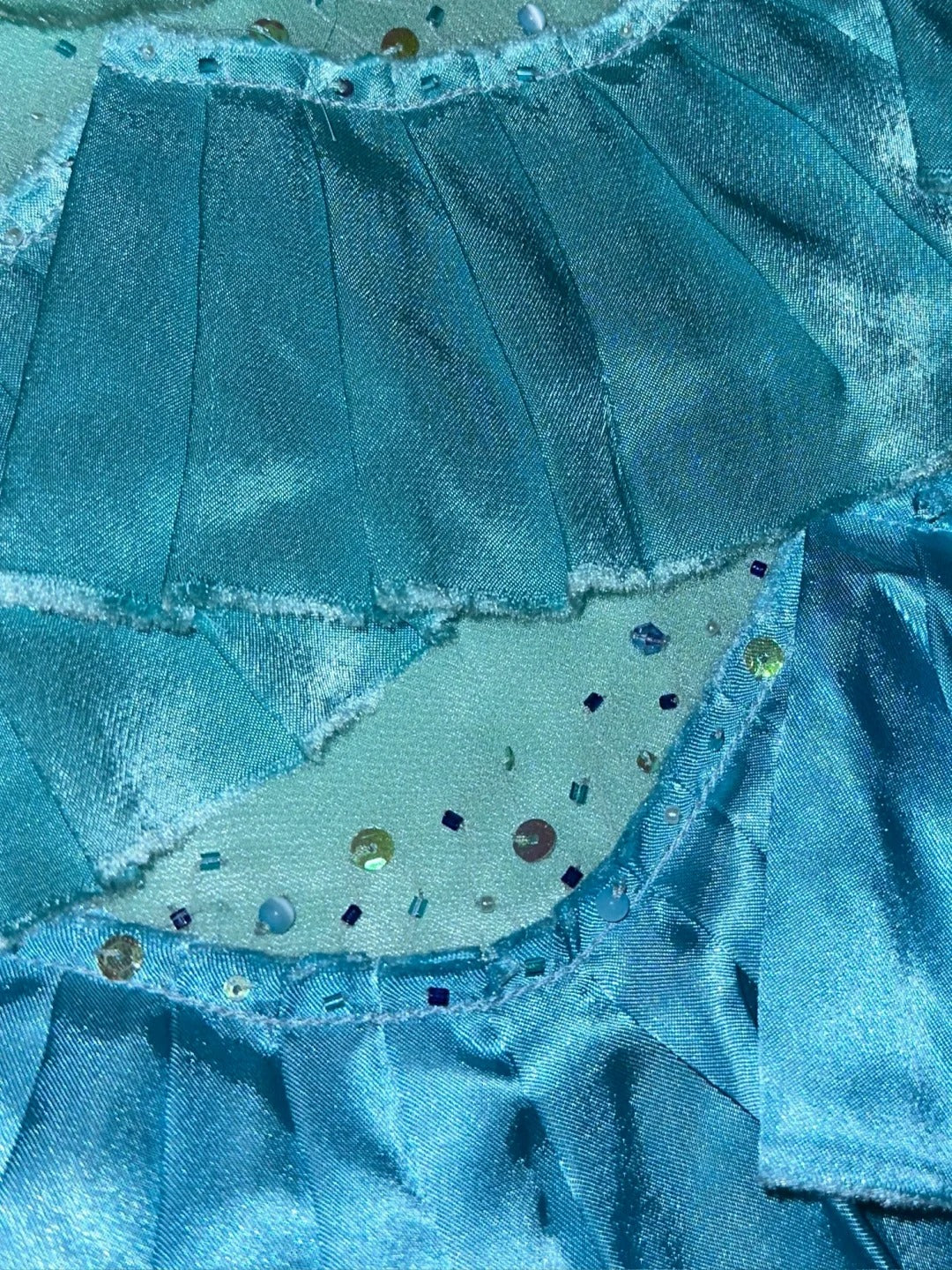 Blue Beaded Gorgeous Homecoming Dress Short Tulle Ball Gown Evening Dress gh4427