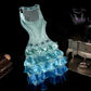 Blue Beaded Gorgeous Homecoming Dress Short Tulle Ball Gown Evening Dress gh4427