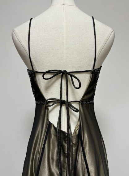 Wunderschönes Vintage Ombre Perlen langes Tüll Satin Ballkleid Abendkleid Partykleid gh3429