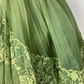 Green sweet and cute exquisite lace long tulle prom dress evening dress birthday party dress homecoming dress gh3539