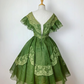 Green sweet and cute exquisite lace long tulle prom dress evening dress birthday party dress homecoming dress gh3539