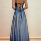 Blue Delicate Beaded Long Tulle Elegant Ball Gown Evening Dress Formal Birthday Party Dress Prom Dress gh3611
