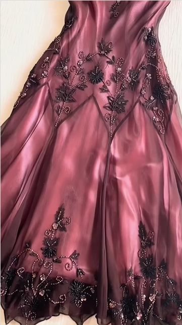 Robe de soirée trapèze élégante et raffinée, rouge et rose, avec perles, bretelles spaghetti, longue ou courte, en tulle, pour fête d'anniversaire, bal de promo, gh3838