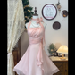 Pink Sweet Elegant Short Chiffon Homecoming Dress Prom Dress Evening Dress Party Dress gh4155