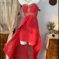 Red Beaded Fashion Elegant Short Chiffon Homecoming Dress Prom Dress Birthday Party Dress Evening Dress gh4697