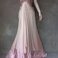 Pink Floral Beaded Long Chiffon Ball Gown Evening Dress Party Dress gh4703