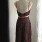 Brown Shiny Beaded Chiffon Homecoming Dress Fashion Birthday Party Dress Evening Dress gh4815