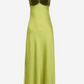 Girlhomeshops-Lime green velvet bodycon yellow green strapless prom dress evening dress party dress date dress wedding guest dress gh5161