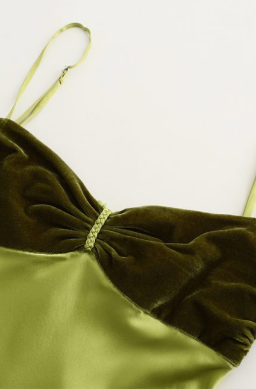 Girlhomeshops-Lime green velvet bodycon yellow green strapless prom dress evening dress party dress date dress wedding guest dress gh5161