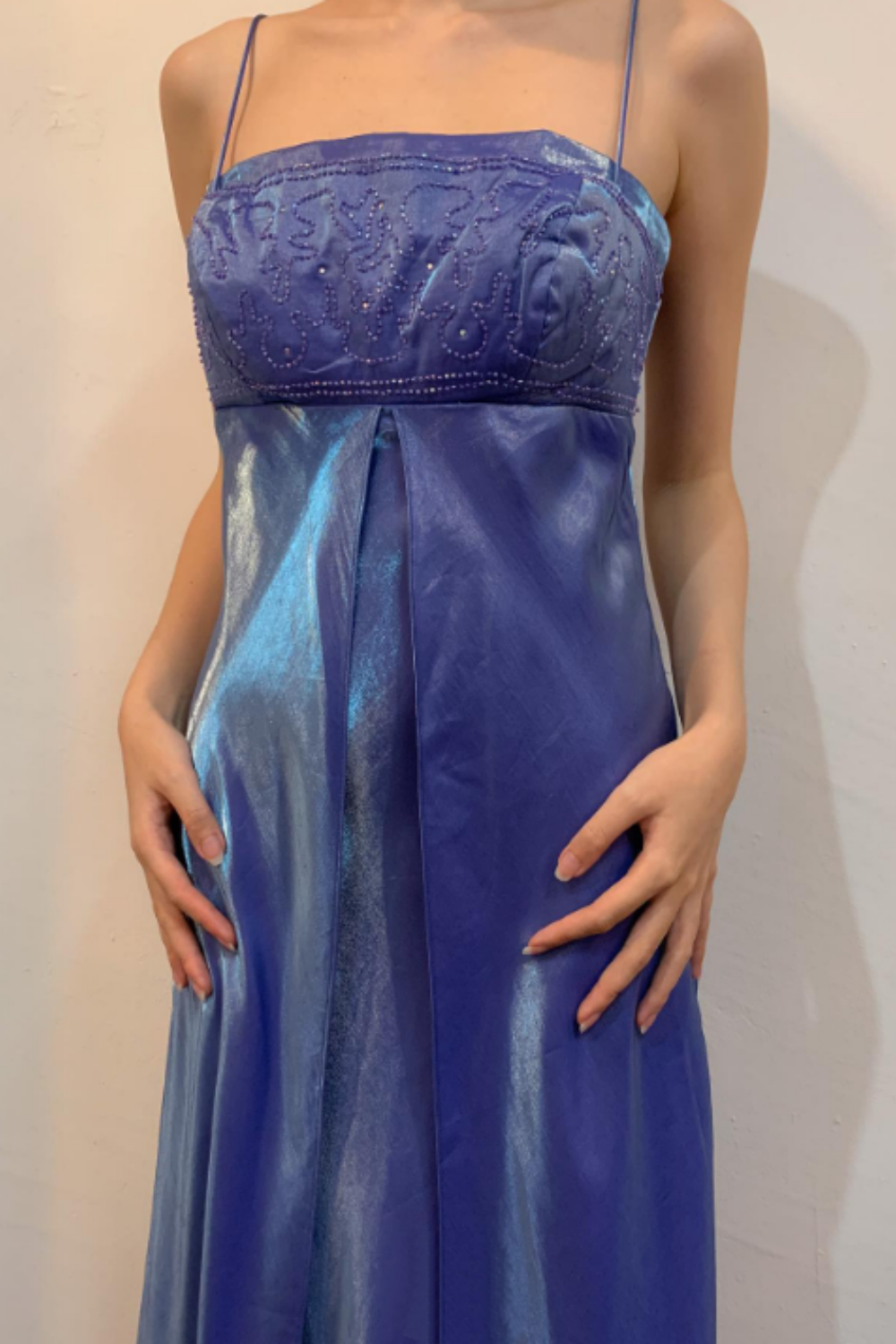 Girlhomeshops – Exquisites, florales, perlenbesetztes, modisches, langes Satin-Ballkleid, Abschlussrobe gh5528