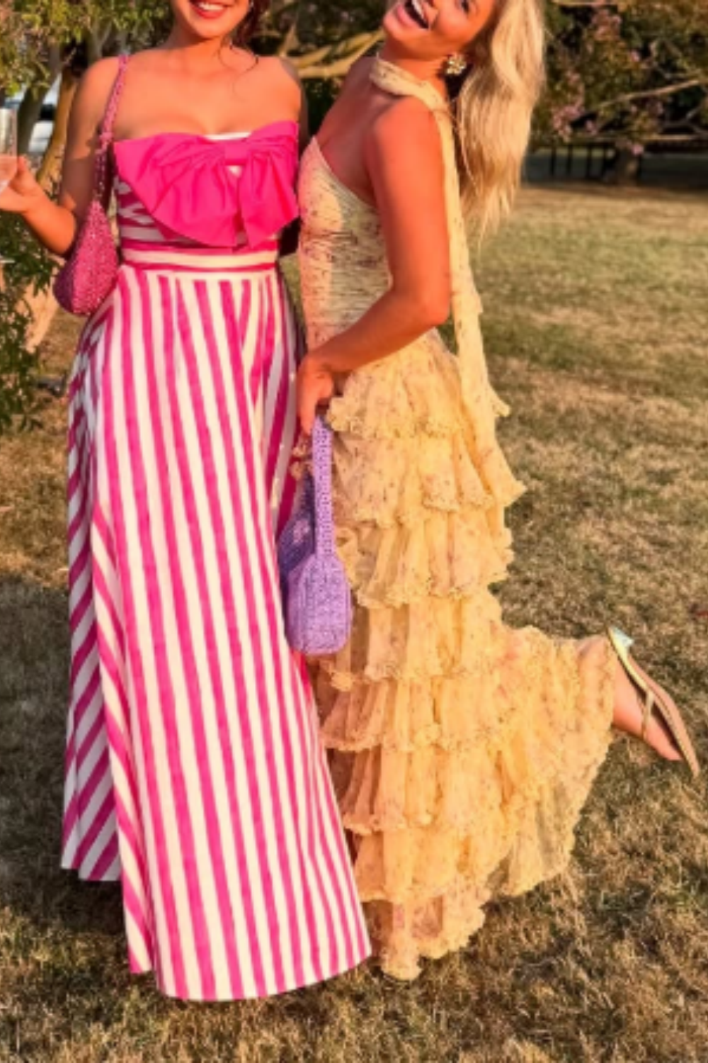 (Dress fabrics are out of stock, only other floral fabrics can be made)Girlhomeshops-Yellow floral long chiffon party dress wedding guest dress gh5202