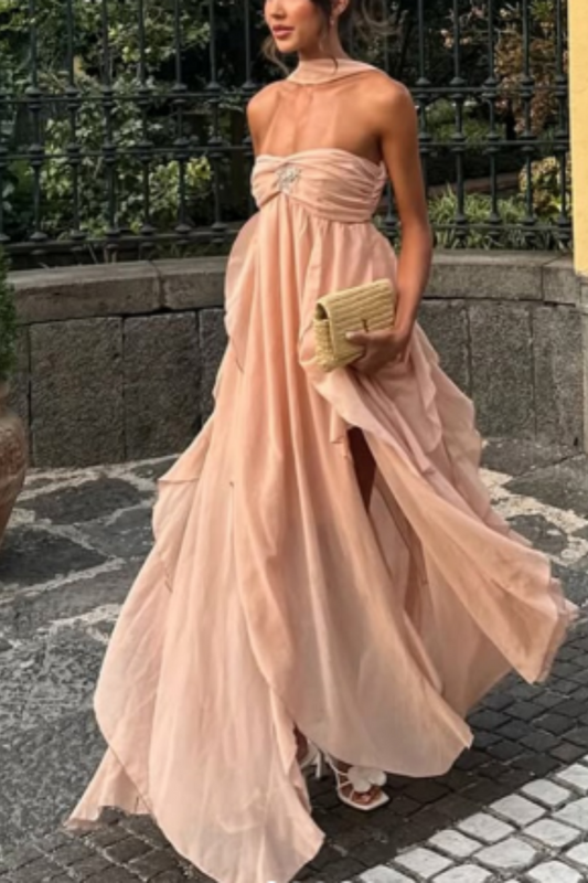 girlhomeshops-Strandurlaubskleid, Hochzeitsgastkleid, Partykleid, Freizeitkleid, bequemes Kleid, modisches Outfitgh5857