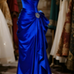 Girlhomeshops - Robe de bal longue en satin vert foncé, sans manches, style bal de promo, gh5873