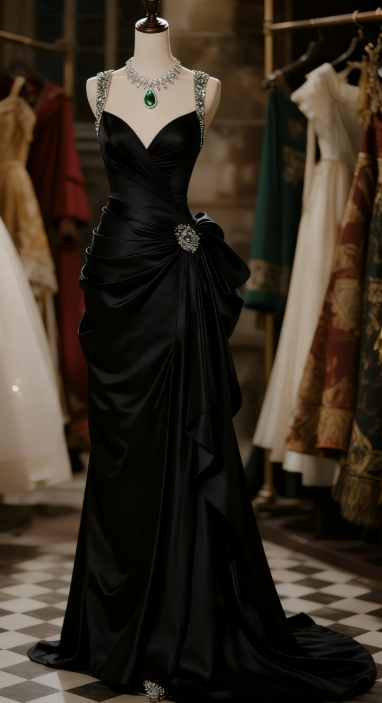 Girlhomeshops - Robe de bal longue en satin vert foncé, sans manches, style bal de promo, gh5873