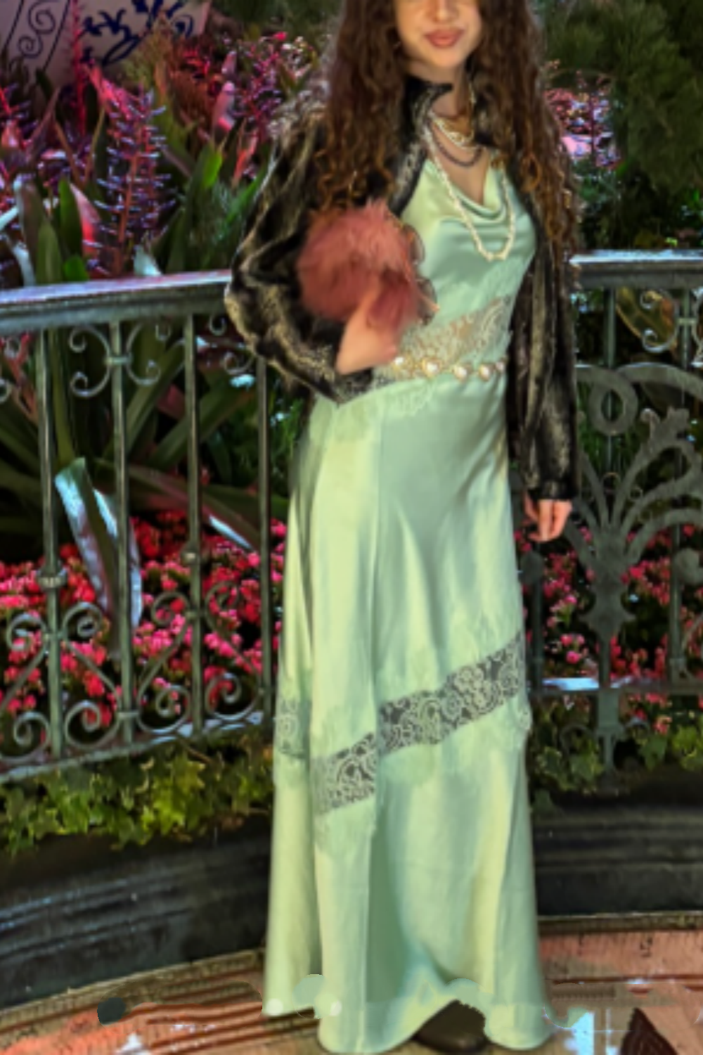 girlhomeshops-Hochzeitsgastkleid grün exquisite Spitze langes bodenlanges Abendkleid Ballkleid Partykleid gh5916