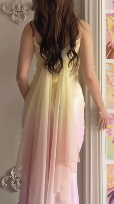 girlhomeshops - Robe ombrée Fairycore enchantée gh5966