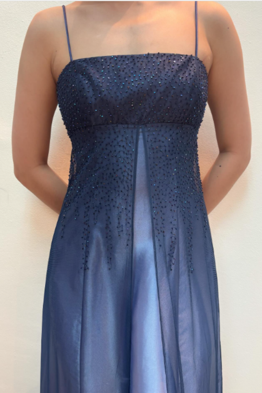 girlhomeshops- Imperial-Style Exquisite Shimmering Beaded Mesh Midnight Imperial Beaded Dress gh6203