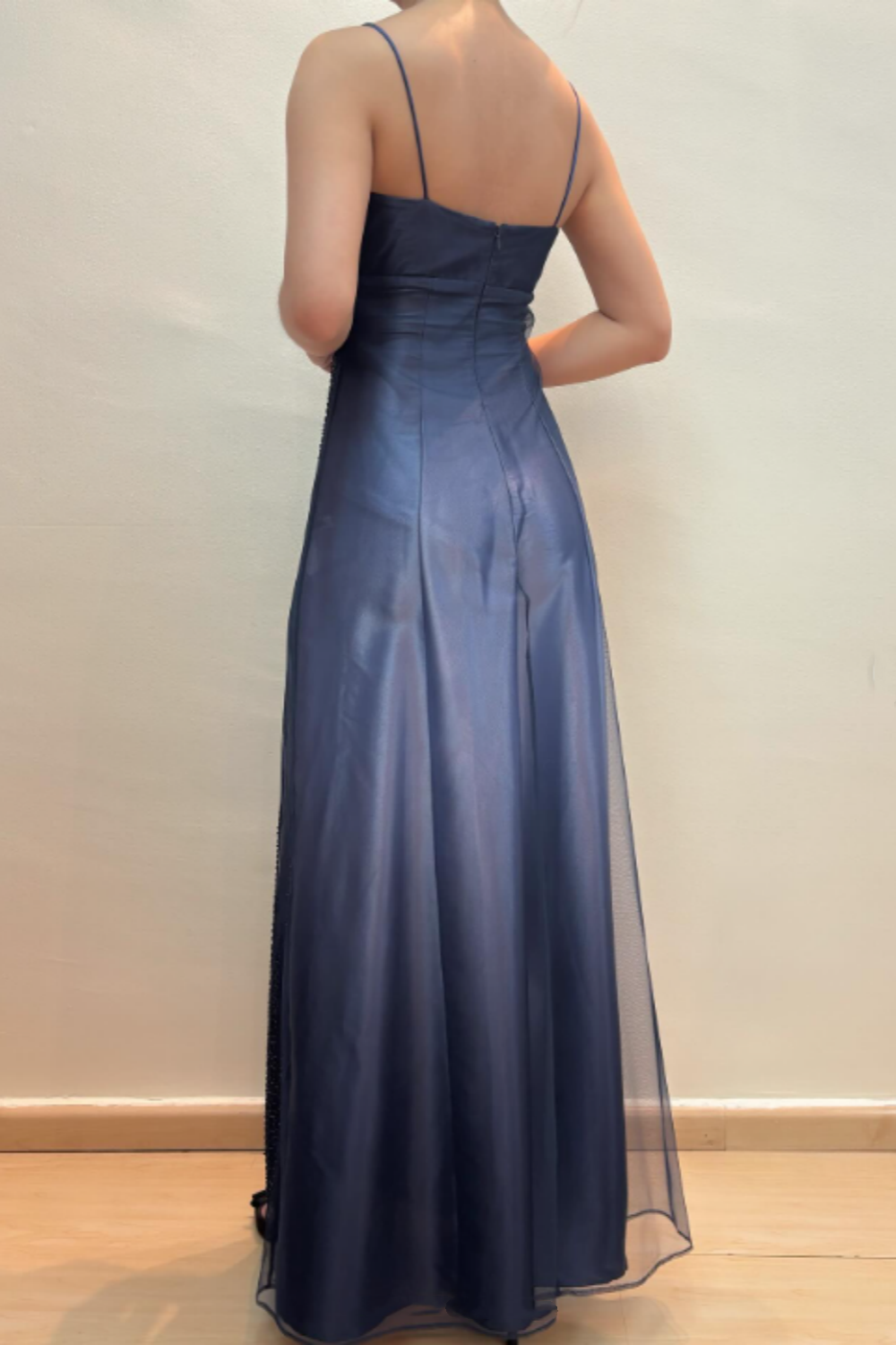 girlhomeshops- Imperial-Style Exquisite Shimmering Beaded Mesh Midnight Imperial Beaded Dress gh6203