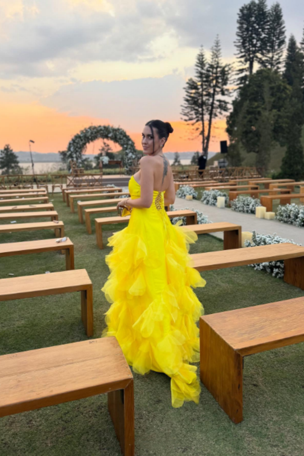 girlhomeshops-💛YELLOW DREAM DRESS Gh6330