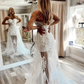 Robe de bal en tulle et dentelle sans bretelles coupe A gh2682