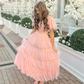 Pink prom dress long evening formal gown  gh2903