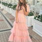 Pink prom dress long evening formal gown  gh2903