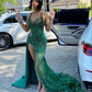Girls gorgeous shiny sequins mermaid long elegant evening gown ball gown gh2994