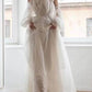 Girlhomeshops - Robe de mariée longue en tulle blanc, longueur au sol, robe de bal gh5391