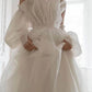 Girlhomeshops - Robe de mariée longue en tulle blanc, longueur au sol, robe de bal gh5391