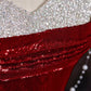 Burgundy gorgeous shiny sexy mermaid sequins long elegant floor-length ball gown evening dress gh3572