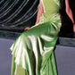 Green vintage fashion elegant sweetheart neckline long mermaid satin prom dress evening gown party dress gh3471