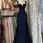 girlhomeshops- Vintage Lace Slim Shoulder Strap Long Birthday Dream Dress gh6208