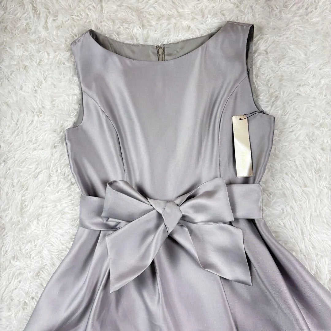 Robe de soirée élégante et raffinée en satin et dentelle, coupe asymétrique, longueur genou, taille cintrée, sans manches - Idéale pour demoiselle d'honneur, rendez-vous galant et dîners intimes (gh6491)