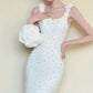 girlhomeshops-White Elegant And Delicate Beaded Satin Prom Dress gh6233