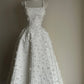 girlhomeshops- White Exquisite Pearl Embellishment Long Chiffon Prom Dress gh6212