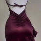 Purple Fashion Chic Suspender Long Elegant Sexy Bodycon Prom Dress Evening Gown Fashion Party Dress gh3449