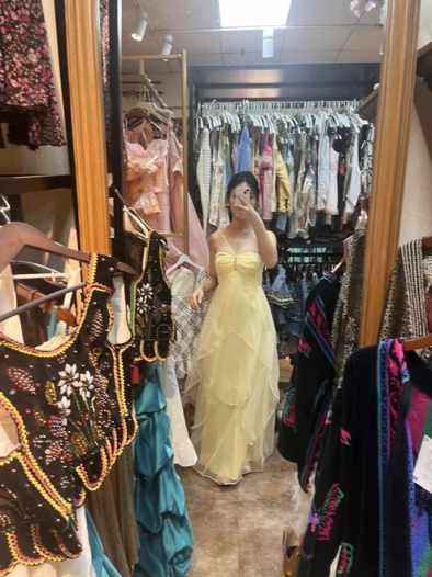 girlhomeshops-Yellow Fairy Dress gh6297