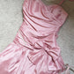 girlhomeshops-satin pink color homecoming dresses tight hoco dresses  gh5805