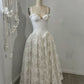Robe vintage, robe longue en dentelle et tulle gh6547