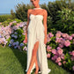 White pure color youthful elegant sweet long chiffon ruffle irregular skirt seaside beach holiday party dress evening dress prom dress gh3538