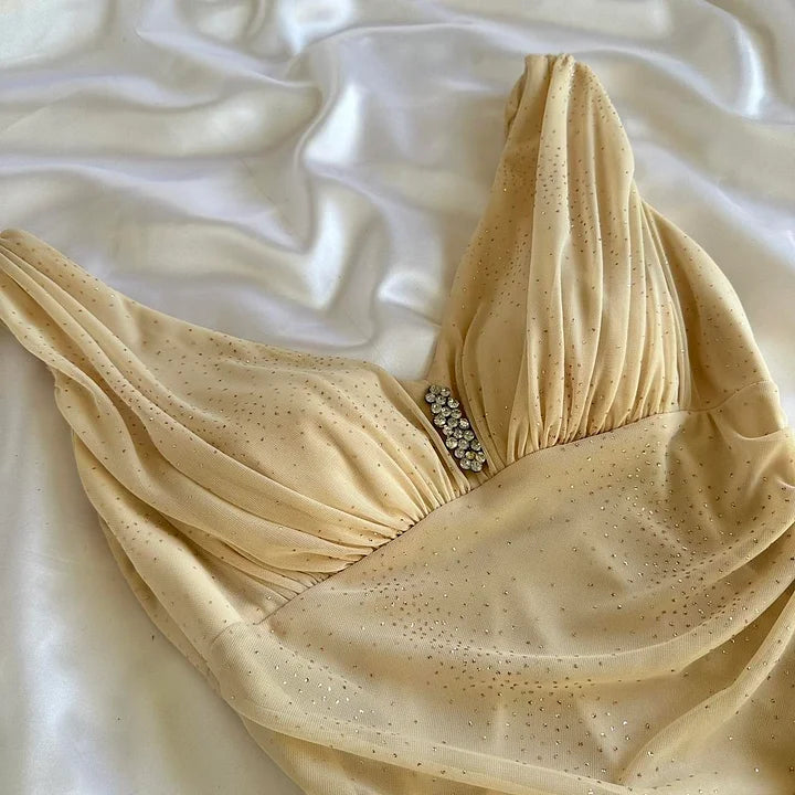 Robe de soirée longue en mousseline de soie, robe de soirée, robe de remise de diplôme, robe de bal, robe de soirée ...