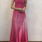 Pink Fashion Gradient Elegant Exquisite Floral Beading Long Tulle Satin Ball Gown Evening Dress Party Dress Prom Dress gh3663