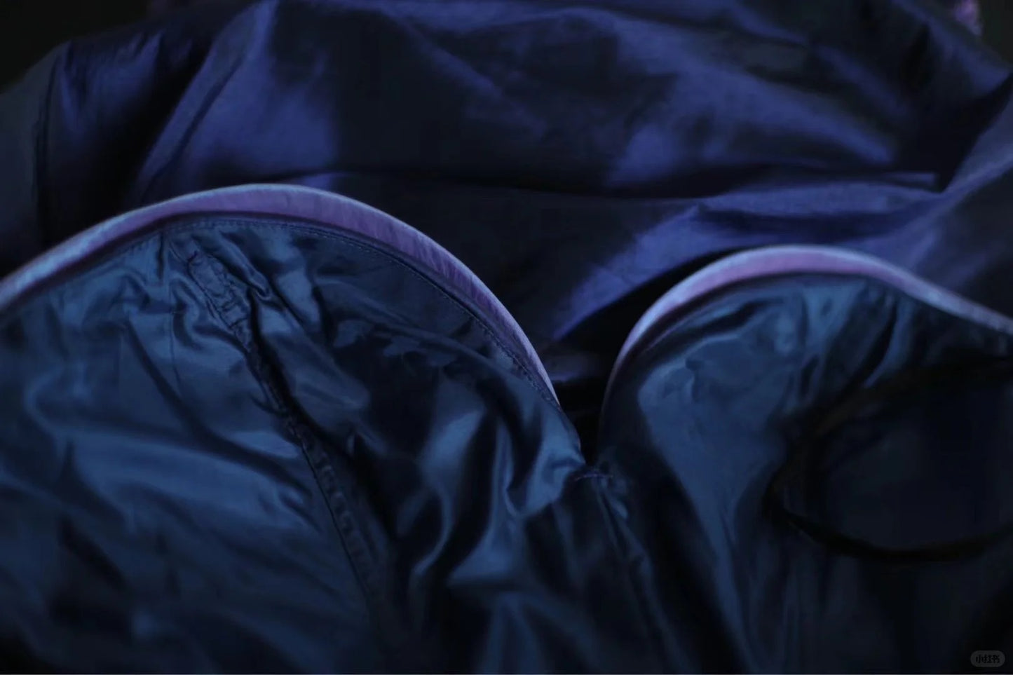 Dark blue irregular pleated short satin homecoming dress a-line princess dress birthday dress gh4376