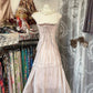 girlhomeshops-- Light pink homecoming dress vintage off-the-shoulder satin short birthday dress gh5728