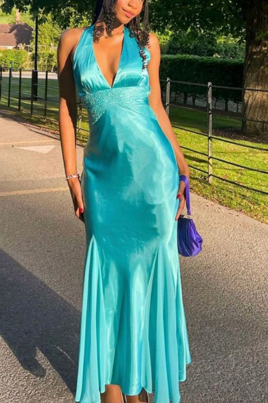 girlhomeshops-FNew Formal Blue Dress gh6115