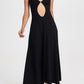 Girlhomeshops-Black elegant sexy long chiffon fashion prom dress party dress gh5154