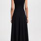 Girlhomeshops-Black elegant sexy long chiffon fashion prom dress party dress gh5154