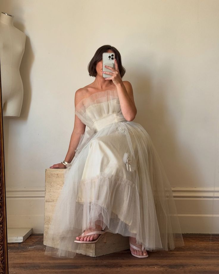 Champagne Color Sweet Stylish Elegant Long Tulle Ball Gown Evening Dress Prom Dress gh3790