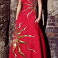 girlhomeshops--Red/Purple Vintage Elegant Long Satin Prom Dress gh5638